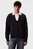 Мужское темно-синее поло SOLID OVERSIZED JOHNNY COLLAR