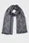 Женский синий шарф с узором TH DISTINCT JACQUARD SCARF
