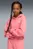 Детское розовое худи WARDROBE ESS Short Length Hoodie Youth