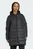 Жіночий чорний пуховик Essentials CLIMAWARM 3-Stripes