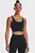 Женский черный топ Meridian Fitted Crop Tank