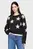 Жіночий чорний светр з візерунком TJW STAR SWEATER