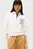 Женская белая спортивная кофта TJW H GRAPHIC HWK POLO