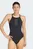 Жіночий чорний купальник 3-STRIPES HIGH NECK 2-WAY STRAPS PEACHSOFT