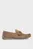 Чоловічі коричневі замшеві мокасини DRIVING SHOE BOLD LOGO
