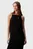 Женский черный топ CRINKLED JERSEY CAMI TOP
