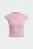 Женская розовая футболка ADIDAS KIT SMALL LOGO RIB