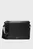 Мужская черная кожаная сумка Belmont Messenger Bag