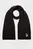 Женский черный шерстяной шарф K IKONIK 2.0 CHOUP LUR SCARF