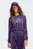 Детский фиолетовый свитшот Girl Holiday Glam Cropped Kids