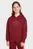 Детское бордовое худи TH FLAG SLUB FLEECE HOODIE