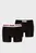 Мужские черные боксеры (2 шт) Placed Log  Boxer Shorts 2 Pack