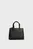 Женская черная сумка CK PLAQUE SMALL TOTE