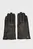 Жіночі чорні шкіряні рукавички ESSENTIAL FLAG LEATHER GLOVES