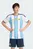 Чоловіча біла футболка у смужку Argentina 26 Home Authentic