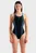 Жіночий чорний купальник CLEAR LINES SWIMSUIT V BACK LB