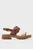 Женские коричневые кожаные сандалии Cressida Lug Sandal