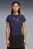 Женская фиолетовая футболка Dare To Half Zip Graphic Tee Women