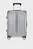 Серый чемодан 55 см LITE-BOX ALU ALUMINIUM