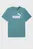 Чоловіча бірюзова футболка Essentials No. 1 Logo Heather Tee Men