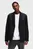 Мужской черный пиджак KLJ MIXED MATERIAL BLAZER