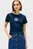Женская темно-синяя футболка VARSITY C-NK REG SS TEE
