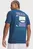 Мужская синяя футболка UA M BLOCK LOGO SS-BLU