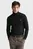Чоловічий чорний гольф CLASSIC COTTON ROLLERNECK