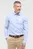 Мужская голубая рубашка SLIM FIT
