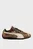 Жіночі коричневі шкіряні кросівки Speedcat Leopard Sneakers Women