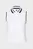 Женское белое поло TJW HALF ZIP TONAL SCRIPT POLO