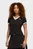 Жіноче чорне поло Wardrobe Essentials Polo Women