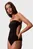Жіночий чорний купальник STRAPLESS