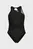 Жіночий чорний купальник MESH ANGLE SWIMSUIT VENT BACK