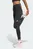 Женские черные тайтсы adi365 Climacool+ Running 7/8