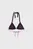 Женский черный лиф от купальника PUMA Women's Short Swim Bra