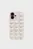 Женский белый чехол для iPhone 16