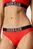 Женские красные трусики от купальника BIKINI