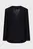 Женский черный шерстяной жакет SOFT WOOL TAILORED BLAZER