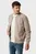 Чоловічий бежевий бомбер Cotton blend bomber jacket