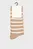 Жіночі бежеві шкарпетки у смужку BRETON STRIPED RIB SOCKS