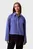 Жіноча синя сорочка у смужку YD BOXY CROPPED