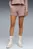 Жіночі бежеві шорти ESS Small No. 1 Logo 5'' High-Waist Shorts Women
