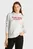 Женское белое худи TJW REG ESS LOGO HOODIE EXT