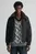 Мужской черный бомбер  OVERSIZED FLIGHT BOMBER JACKET