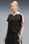 Жіноча чорна футболка T7 Relaxed Football Jersey Women