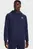 Мужское темно-синее худи UA Essential Fleece Hoodie-GRN