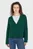 Жіночий зелений вовняний кардиган SOFT WOOL CABLE CARDIGAN