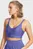 Женский фиолетовый топ UA Infinity Low 2.0 Strap Bra