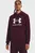 Чоловіче бордове худі UA Rival Fleece Logo HD